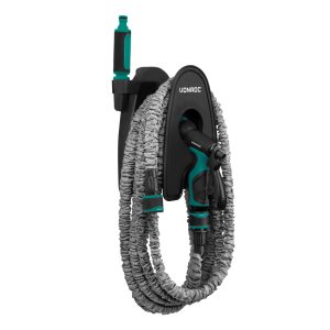Flexible Garden Hose 20m | Incl wall bracket, spray nozzle and multi-spray
