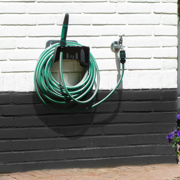 Garden hose 20m | incl hose holder, nozzle and couplings - Image 4