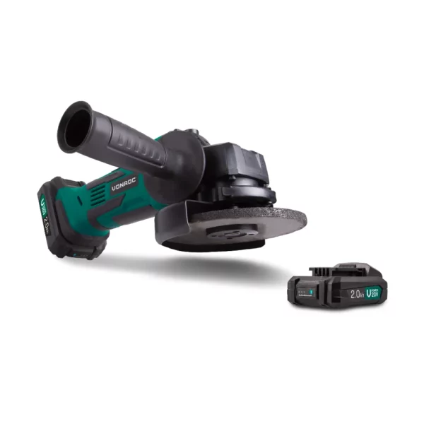 Angle grinder 20V - 115mm - 2Ah | Incl batteries and charger - Image 5