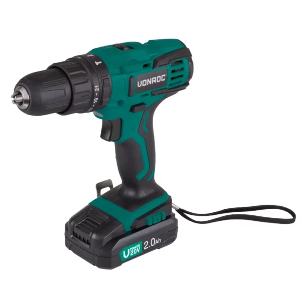 20V 3-Tool Combo | Impact Drill, Jig Saw & Angle Grinder | Incl 2x 2Ah batteries - Image 3